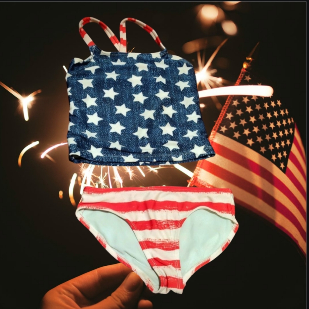 4/5T ★⁠ 2pc Halter Top Bathing suit